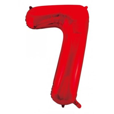 Decrotex Foil 86cm (34") Red Number 7