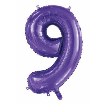 Decrotex Foil 86cm (34") Purple Number 9