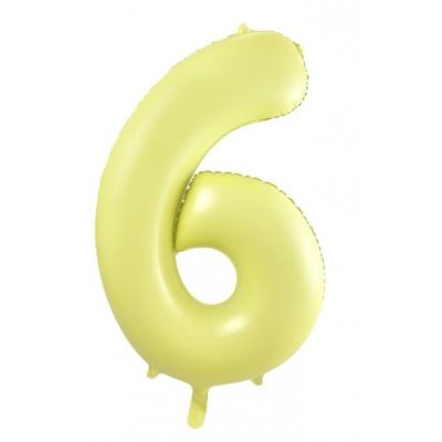 Decrotex Foil 86cm (34") Pastel Matte Yellow Number 6