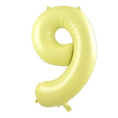 Decrotex Foil 86cm (34") Pastel Matte Yellow Number 9