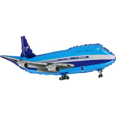 Grabo Foil Shape 97cm (38") Airplane Blue