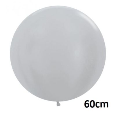 DTX (Sempertex) Balloon P1 60cm Satin Silver