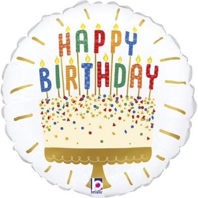 Betallic MicroFoil 22cm (9") Birthday Cake Candles (unpackaged)