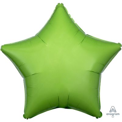 Anagram Foil Solid Colour Star 45cm (18&quot;) Kiwi Green