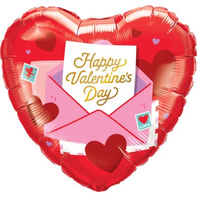 Qualatex Heart Foil 45cm (18") Valentine's Love Letter