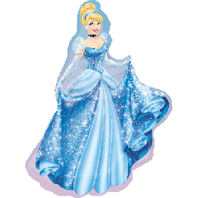 Anagram Foil Licensed Shape Cinderella (71cm x 84cm)