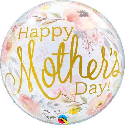 Qualatex Bubble 56cm (22") Mother's Day Watercolor Floral