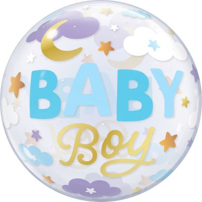 Qualatex Bubble 56cm (22") Baby Boy Sweet Dreams