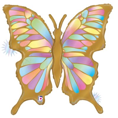 Betallic Foil Shape 34" Opal Butterfly