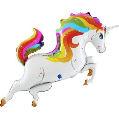 Grabo Foil Shape 112cm (44") Rainbow Unicorn Body