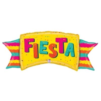 Betallic Foil Supershape 99cm (39") Fiesta Banner