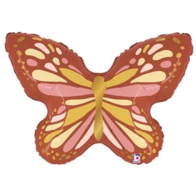 Betallic Foil Shape 73cm (29") Boho Butterfly