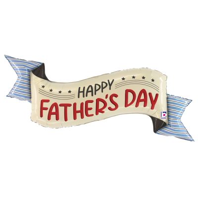 Betallic Foil Shape 114cm (45") Father's Day Banner