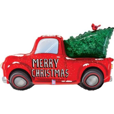 Betallic Foil Shape 97cm (41") Christmas Truck