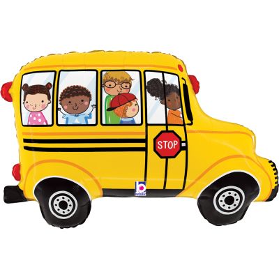 Betallic Foil Shape 74cm (29") School Bus