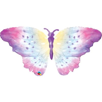 Qualatex Foil Shape 112cm (44") Watercolor Butterfly 