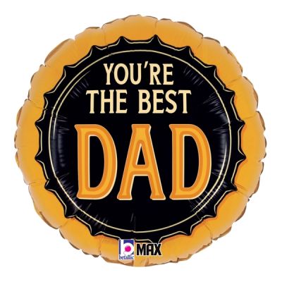 Betallic Foil 45cm (18") Best Dad Beer