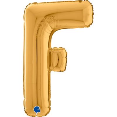 Grabo Foil 66cm (26") Antique Gold Letter F