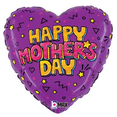 Betallic Foil 45cm (18") VMother's Day Comic (2 Sided Print)