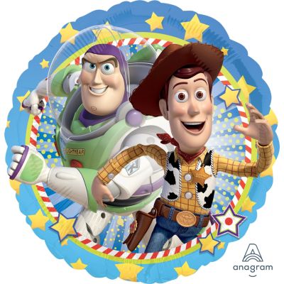 Anagram Licensed Foil 45cm (18") Toy Story Woody and Buzz