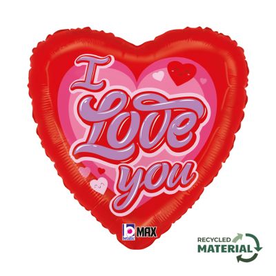 Betallic Foil 46cm (18") Retro Love You