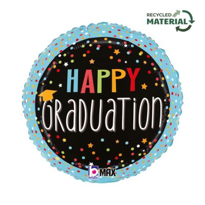 Betallic Foil 46cm (18") Graduation Confetti