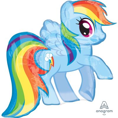 Anagram Foil Licensed Shape My Little Pony Rainbow Dash (71cm x 68cm)