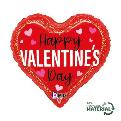 Betallic Foil 45cm (18") Valentine Charming Hearts