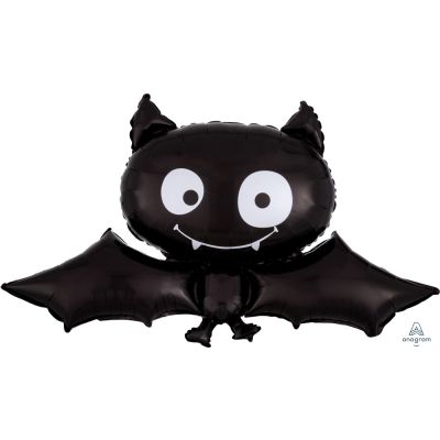 Anagram Foil Shape Black Bat (104cm x 60cm)