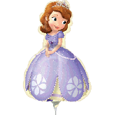 Anagram licensed Microfoil 35cm (14&quot;) Sofia The First - Air fill (unpackaged) (Discontinued)