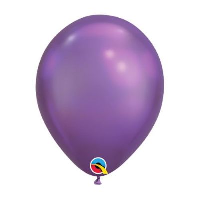 Qualatex Latex 25/28cm (11") Chrome Purple (25 Count)