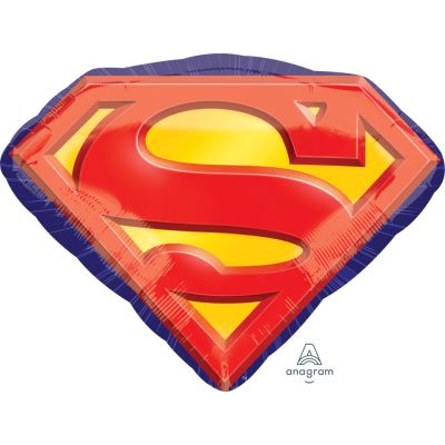 Anagram Foil Licensed Shape Superman Emblem (66cm x 50cm)