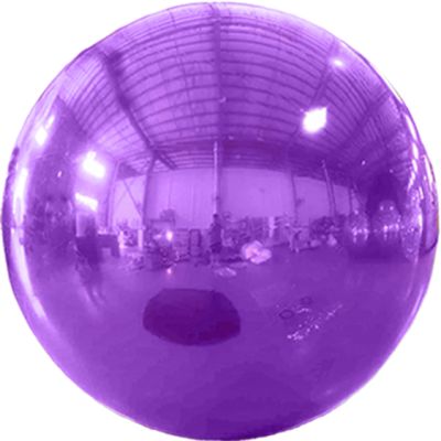 PVC Loon Balls 300cm (118") Metallic Purple