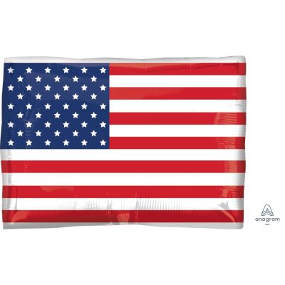 Anagram Foil Jr Shape U.S. Flag (50cm x 60cm) (Discontinued)