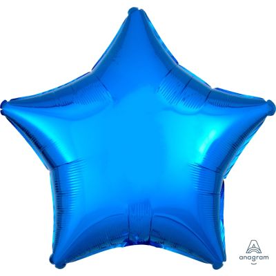 Anagram Foil Solid Colour Star 45cm (18&quot;) Metallic Blue