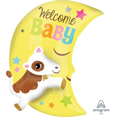 Anagram Foil Multi-Balloon Cow Over The Moon Baby (Discontinued)