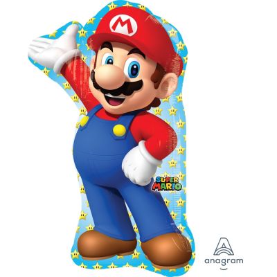 Anagram Foil Licensed Shape Mario Bros (55cm x 83cm)