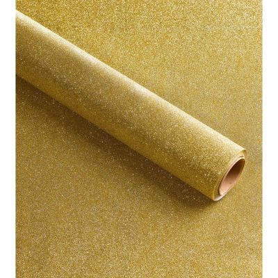 (70cm x 50m) Foil Roll Glitter Gold