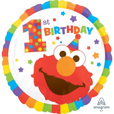 Anagram Licensed Foil 45cm Sesame Street 1st Birthday
