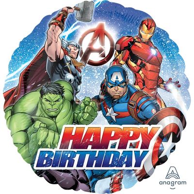 Anagram Licensed Foil 45cm (18") Avengers Animated Birthday