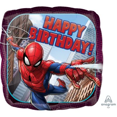 Anagram Licensed Foil 45cm (18") Spiderman Animated Birthday