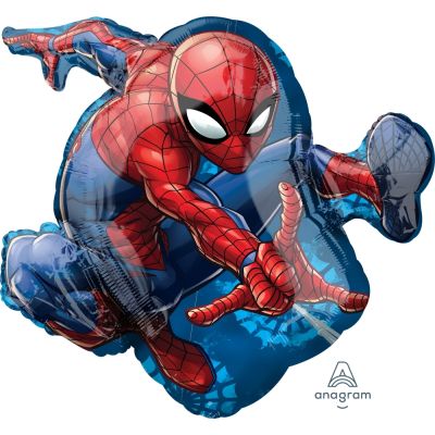 Anagram Foil Licensed Shape Spiderman Animated