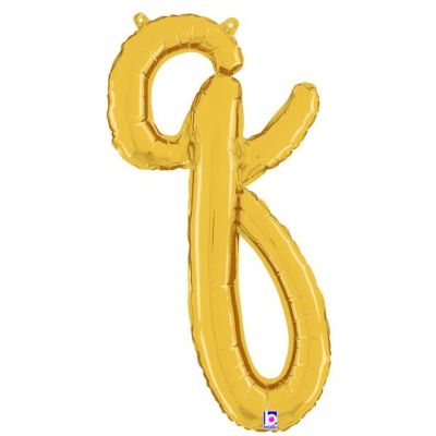 Betallic 24" Script Gold Letter Q