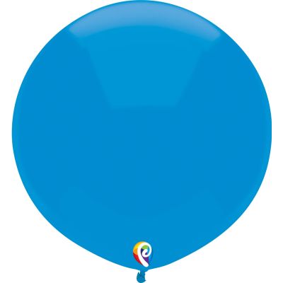 Qualatex Latex 50/43cm (17") BSA Round Outdoor Neon Blue