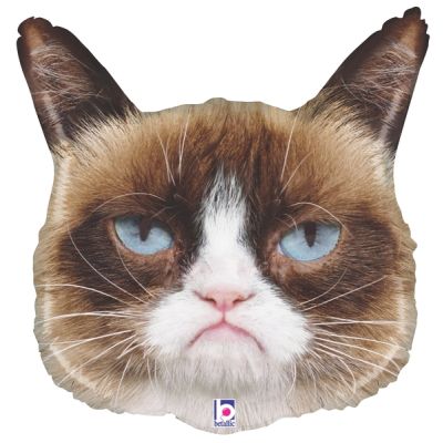 Betallic Foil Shape 71cm (28") Grumpy Cat
