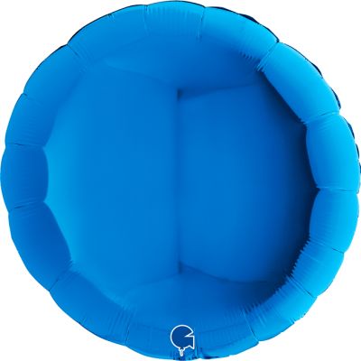 Grabo Foil Solid Colour Round 91cm (36") Blue (Unpackaged)
