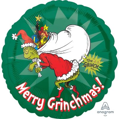 Anagram Licensed Foil 45cm (18&quot;) How the Grinch Stole Christmas