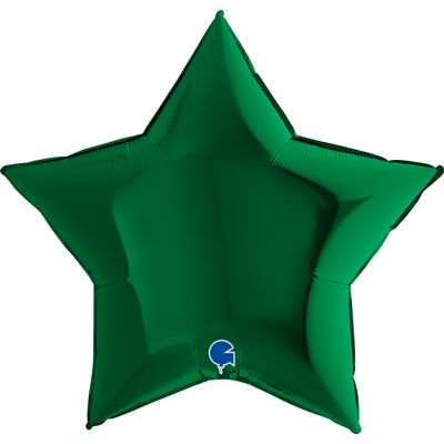 Grabo Foil Solid Colour Star 91cm (36") Dark Green (Unpackaged)