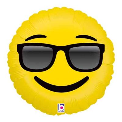 Betallic Foil 45cm (18") Emoji Sunglasses