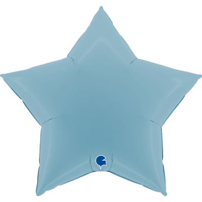 Grabo Foil Solid Colour Star 91cm (36") Matte Blue (Unpackaged)